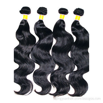 Hot good-quality Brazilian virgin hair weaves, unprocessed, tangle-free, no shed, body wave